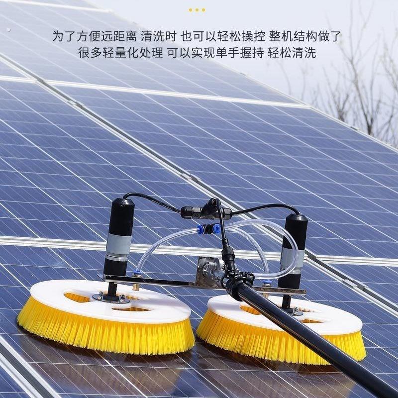 光伏板清洗机刷子工具大棚温室设备门头清洁电动大棚清洗机厂家