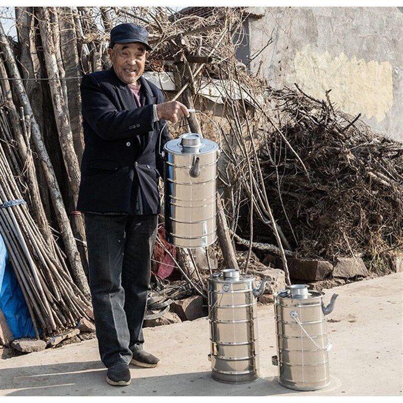 特厚穿心木柴烧水炉家用快壶烧心老式烧心壶不锈钢空心烧柴烧水壶