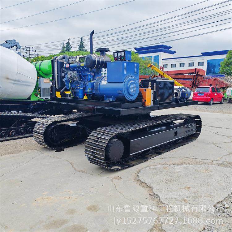 履带车橡胶履带底盘 行走平台钢制底盘总成厂家 可遥控操作