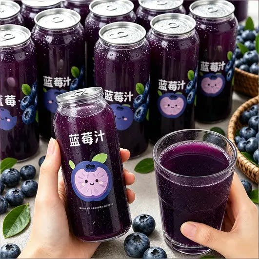 正宗蓝莓汁饮料360ml*24瓶整箱蓝莓果汁夏日果味饮品特惠