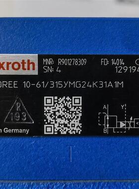R901278309 DREE10-61/315YMG24K31/A1M # Rexroth比例阀