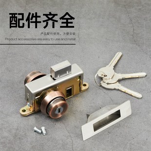 包框门地锁铝合金门地插销地弹门地锁玻璃有框门地锁不锈钢门地锁