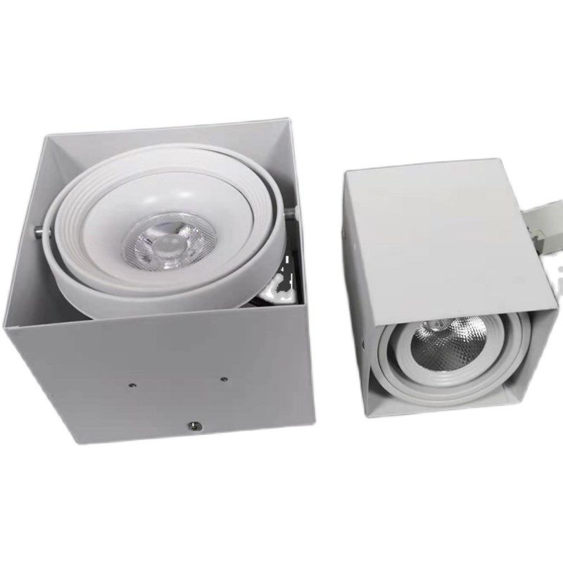 铝方通吊顶专用led灯方形方通cob双头明装格栅筒灯射灯天花斗胆灯,家装灯饰光源,明装射灯,淘宝优惠券,粉丝福利购,淘宝优惠卷