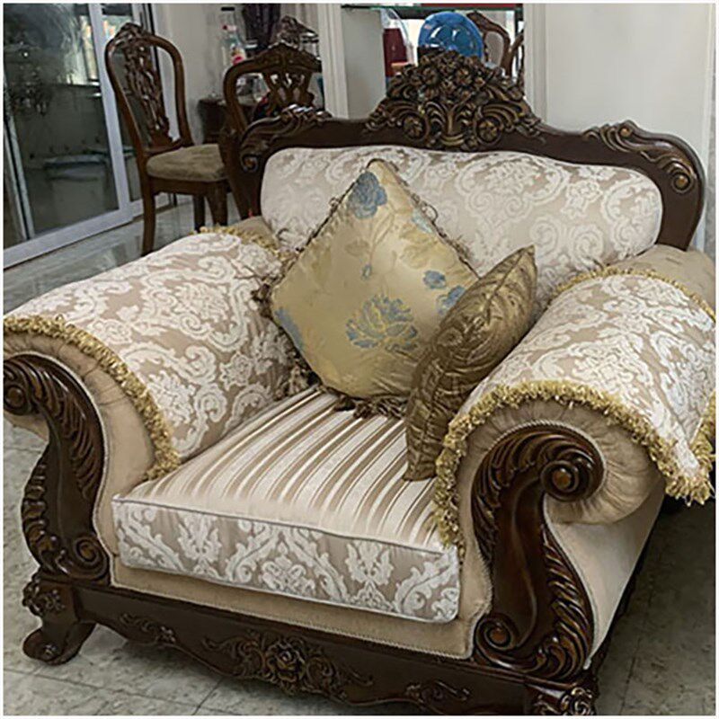 沙发扶手罩套扶手巾盖巾防滑蕾丝垫欧式美式乡村花朵沙发套布艺