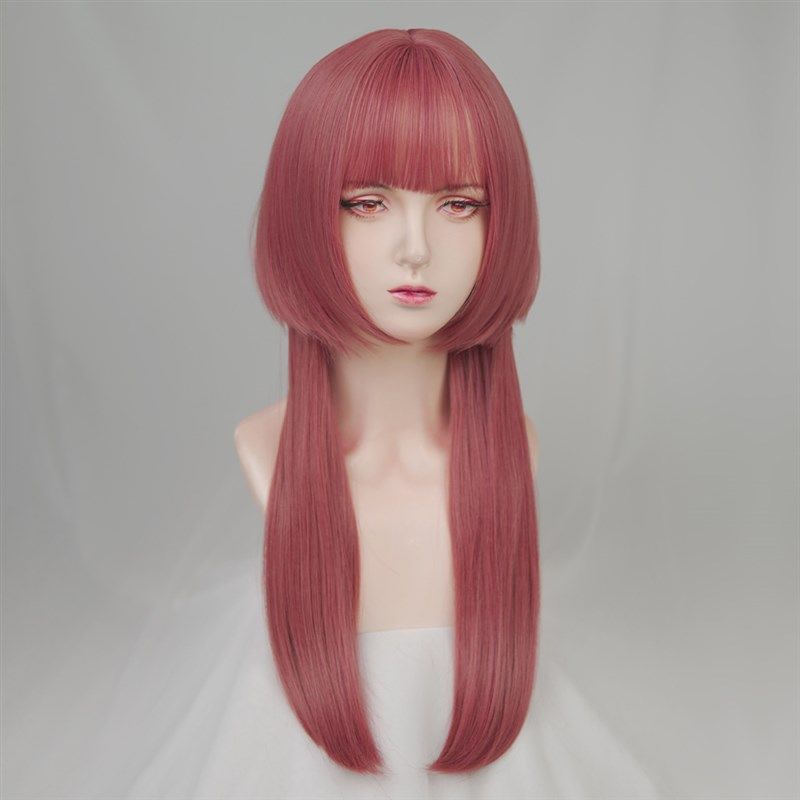 水母头假发粉色全头套女长直发公主切lolita二次元姬发亚文化cos,美发护发/假发,日常整顶假发,淘宝优惠券,粉丝福利购,淘宝优惠卷