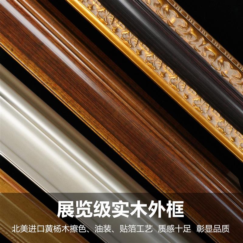 风色盛放欧式美式客厅书房挂画玄关办公室花卉油画复古餐厅装饰画