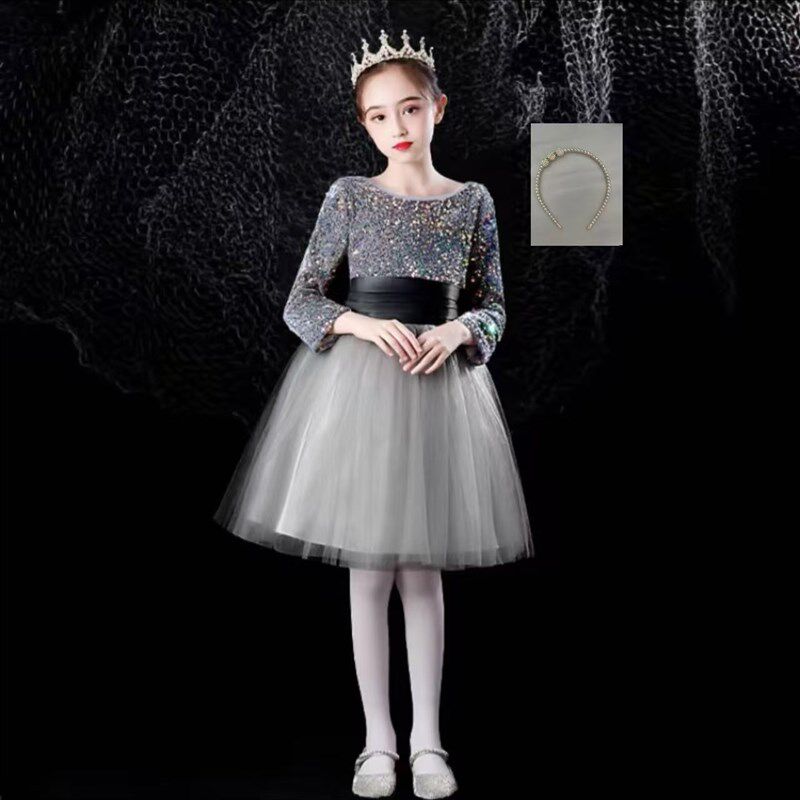 儿童演出服中小学生大合唱团表演服主持人集体合唱礼服男女童朗诵