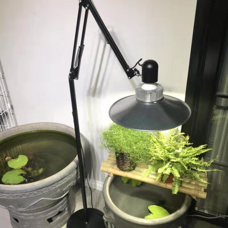 新品金鱼缸爆藻晒苔落地灯节能晒苔灯可伸缩金鱼爆苔灯落地型瓦罐