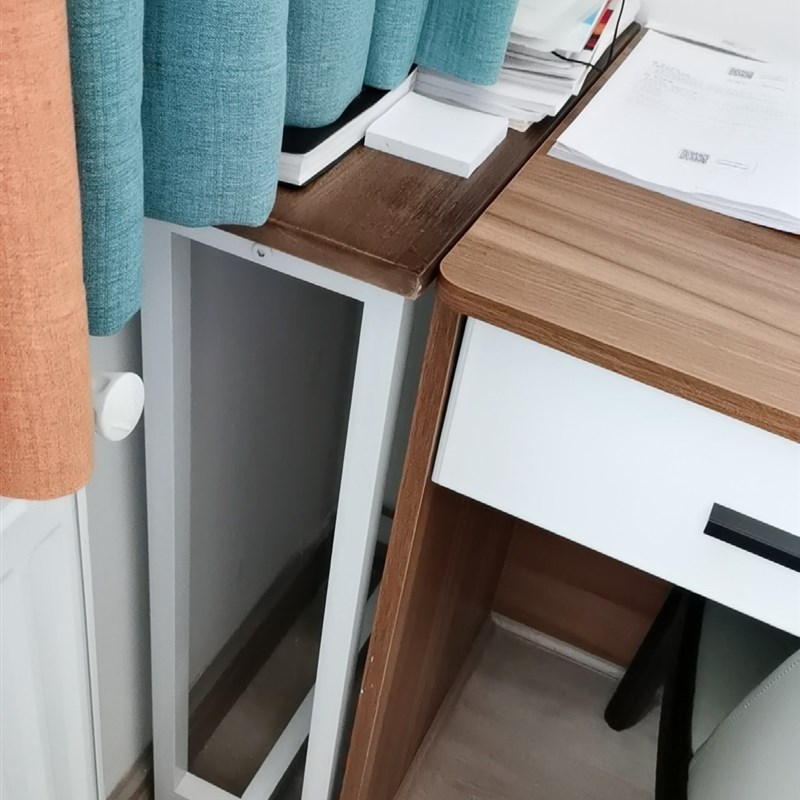 定制客厅沙发后置物架靠墙落地实木床头床尾收纳夹架缝窄桌长条架