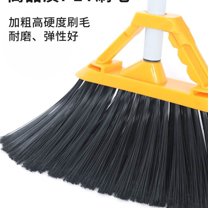 庭院扫把户外硬毛大扫帚扫院子专用长柄苕帚室外花园扫地笤帚套装