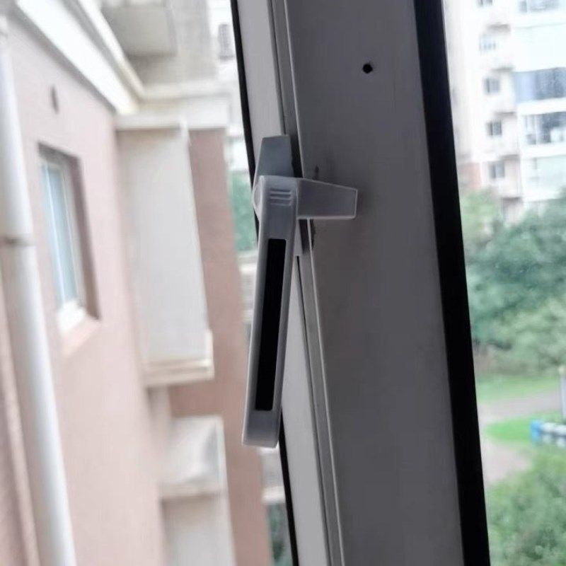 铝合金38型拉手幕墙窗户把手窗拉手执手开窗把手七字锁铝窗上悬窗