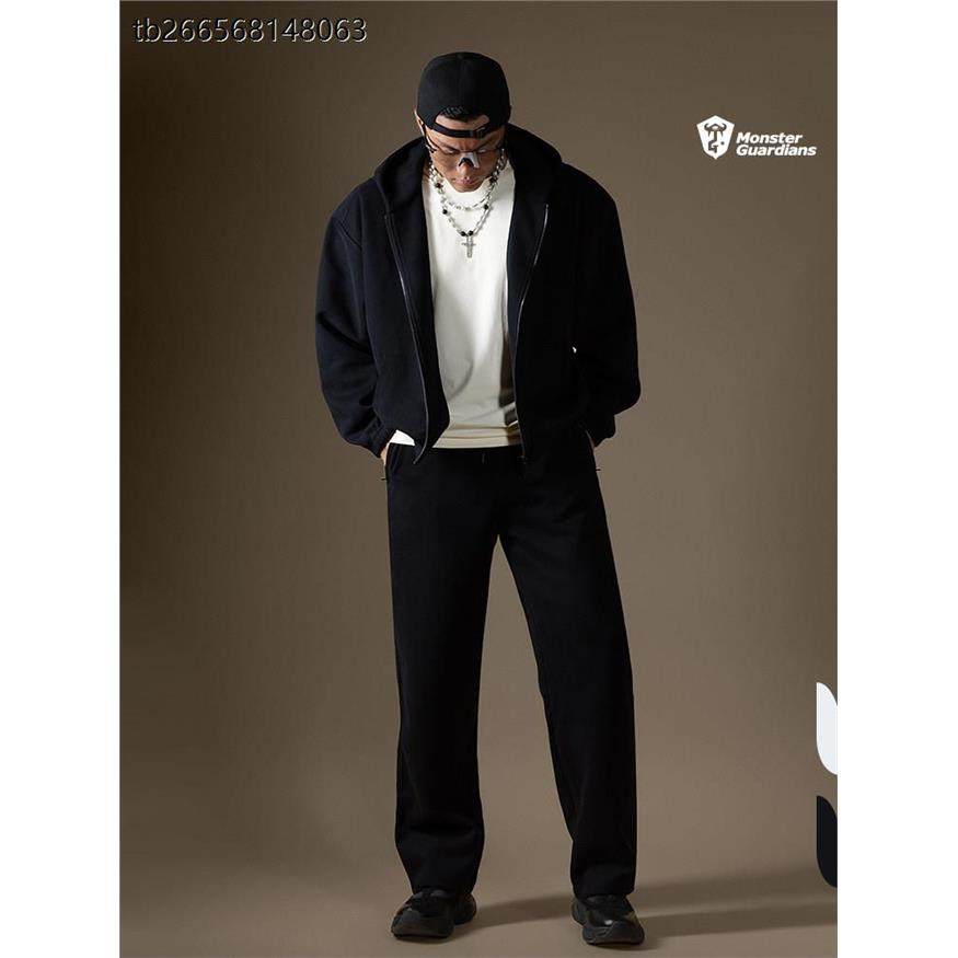Monster Guardians N系列男子薄款针织连帽运动休闲卫衣长裤套装,男装,休闲运动套装,淘宝优惠券,粉丝福利购,淘宝优惠卷