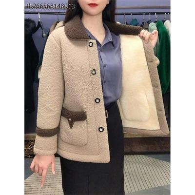 秋冬女皮草一体化羊绒外