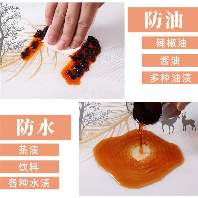 茶几桌布防水防油防烫简约高级感PVC软玻璃客厅餐桌垫茶几垫台布,居家布艺,桌布,淘宝优惠券,粉丝福利购,淘宝优惠卷