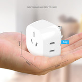 迷你转换插头插座多口多功能转换器插接口扩展插座一转二三四插座