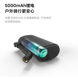 骑记mini便携车载充气宝电动车小巧充气泵自行车公路车打气筒通用