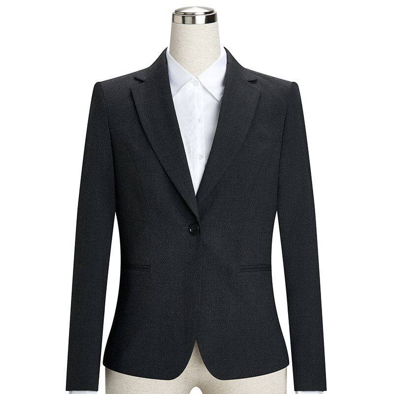 2024新款奥迪西装女士工作服4s店国产车销售职业工装深灰西服套装