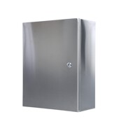 不锈钢配电箱防水盒家用接线盒插座箱小型电箱明装 基业箱 挂墙横款