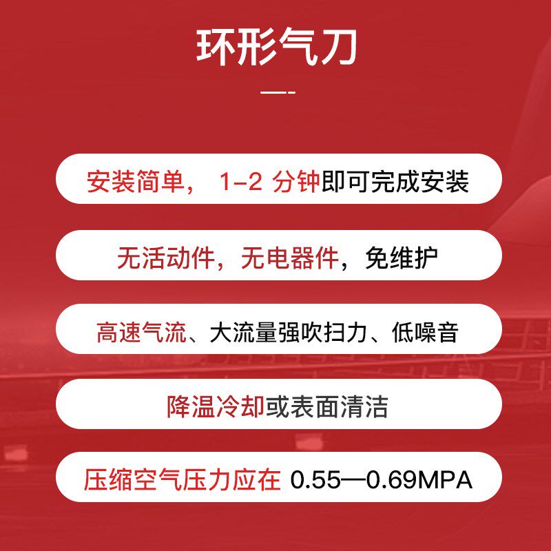 环形气刀 环形风刀 气流擦洗器  环状气刀  管件线材清理器
