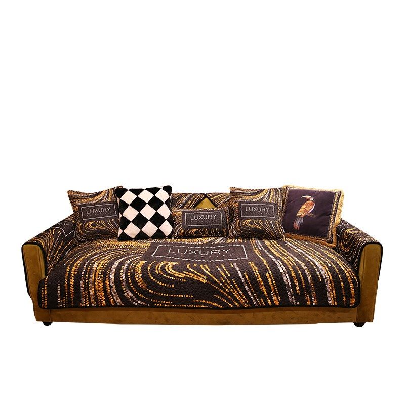 积屋流光沙发垫轻奢风四季通用防滑深色家居沙发搭配套罩盖巾布,居家布艺,沙发垫,淘宝优惠券,粉丝福利购,淘宝优惠卷