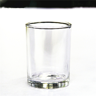 钢化玻璃杯子防摔饭店直口玻璃杯100ml酒杯啤酒杯家用水杯150毫升
