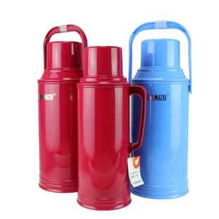 家用小热水瓶老式普通暖壶皮塑料外壳学生宿舍用保温开水瓶2升5磅