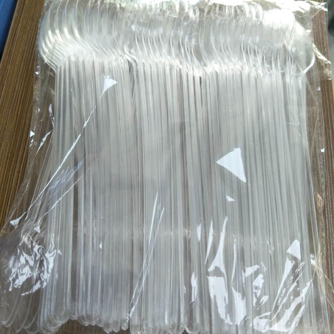 长勺奶茶店用一次性瓢羹勺子塑料长冰羹长把勺子加长沙冰粉烧仙草