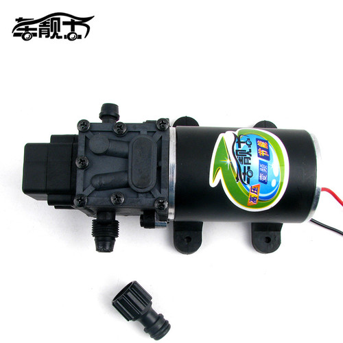 12V/24V96W车载洗车泵高压家用便携洗车水泵电动喷雾器泵