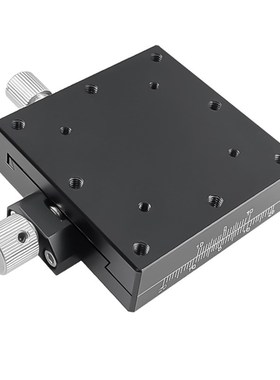 XYZ轴位移平台手动螺杆驱动燕尾槽移动精密微调滑台LWFDV25/40/60