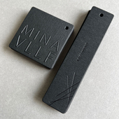 服装 黑色棉纸挂牌定制 店衣服卡片订做制作印刷 男女装 吊牌定做