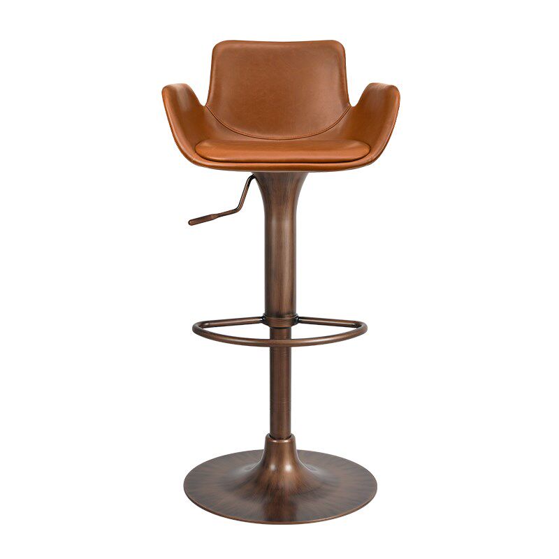 侘寂风吧台椅靠背椅升降高脚椅轻奢家用设计师款高脚凳吧台凳7192,住宅家具,家用高脚椅,淘宝优惠券,粉丝福利购,淘宝优惠卷