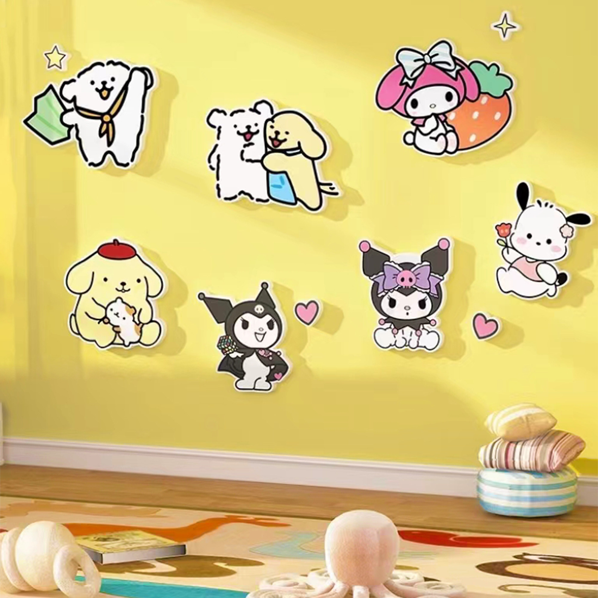 墙面装饰遮丑墙贴儿童房间布置装饰卡通卧室床头背景墙面墙壁贴纸,家居饰品,软装墙贴,淘宝优惠券,粉丝福利购,淘宝优惠卷