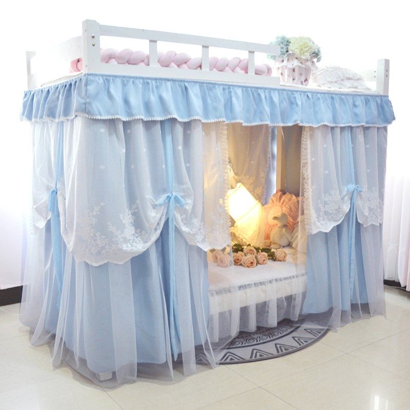 滑轨子母床下铺铁床布帘家用家居床帘单人强遮光防风隔断宿舍透气,床上用品,床幔,淘宝优惠券,粉丝福利购,淘宝优惠卷