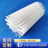 毛刷辊滚筒包装 机刷清洗定制筛沙机除尘定做圆形小型尼龙丝空心轮