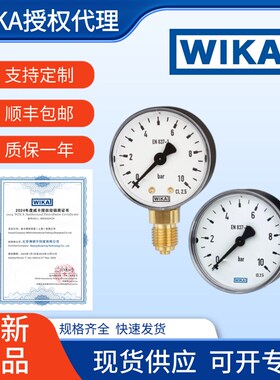 德国威卡wika压力表EN837-1轴向111.10/111.12/111.11径向压力表