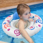 宝宝游泳圈坐圈0 3岁1新生婴幼儿家用儿童腋下圈小孩6个月防侧翻2