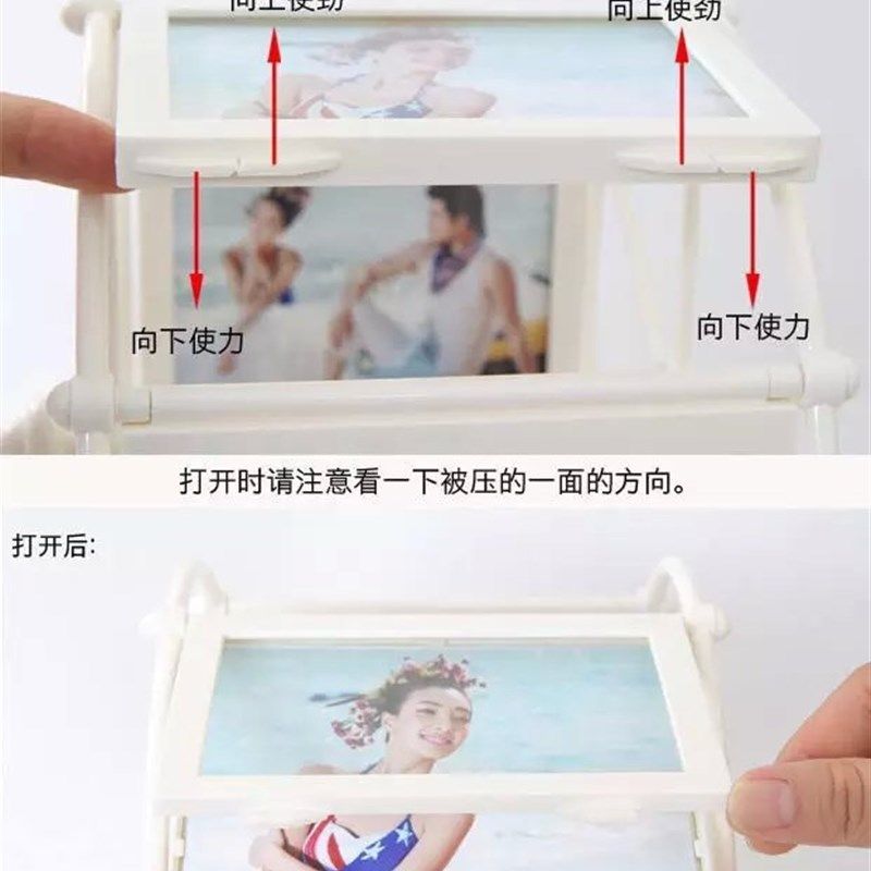 摩天轮相框5寸婚纱宝宝摆台创意相架旋转风车组合相片框带洗照片