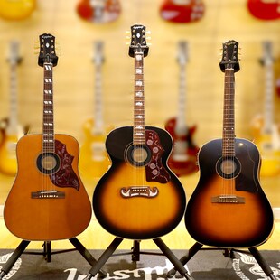 Epiphone易普锋木吉他蜂鸟/鸽子/J200/J45单板民谣电箱全单吉普森