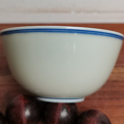 长物居柴窑烧制茶碗景德镇瓷器茶具手绘青花瓷茶器品茗杯茶盅茶杯
