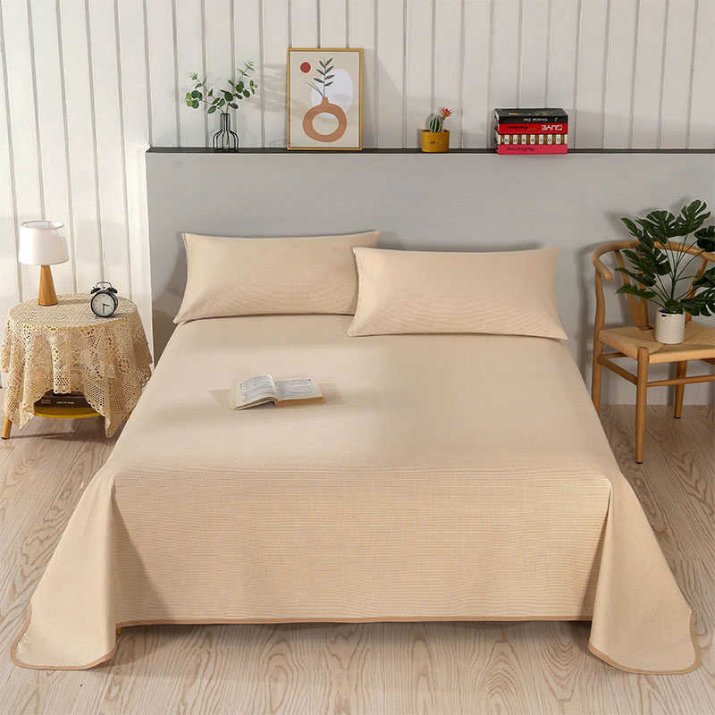 高端特厚纯棉老粗布牀单加厚款单人双人单件三件套枕套定制大尺寸