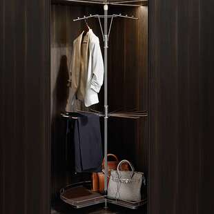 HIGOLD/悍高衣柜拉篮皮篮推拉衣柜衣物收纳盒家用衣帽间五金配件