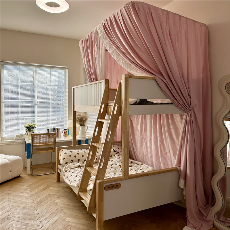 双层上下铺子母床蚊帐2023新款家用卧室儿童防尘顶遮光布伸缩支架,床上用品,蚊帐,淘宝优惠券,粉丝福利购,淘宝优惠卷