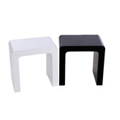 伊媛白色烤漆小凳子沙发化妆凳梳妆凳电脑椅矮凳可定做