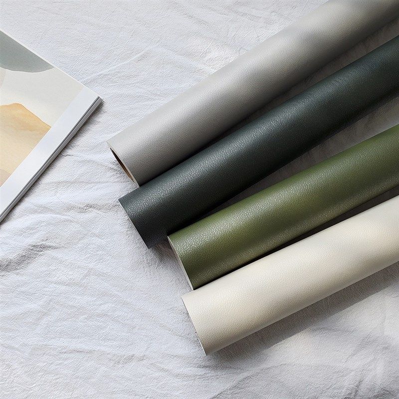 PVC自粘防水防污墙纸 仿皮纹纯色素色办公桌柜子衣柜旧家具翻新贴,家居饰品,软装墙贴,淘宝优惠券,粉丝福利购,淘宝优惠卷