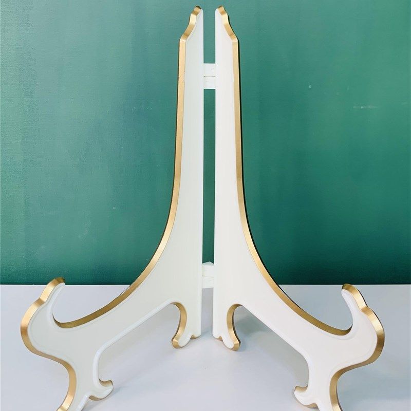 装饰瓷盘圆盘子支架钟表展示架盘子托架高28宽22cm,家居饰品,装饰架/装饰搁板,淘宝优惠券,粉丝福利购,淘宝优惠卷