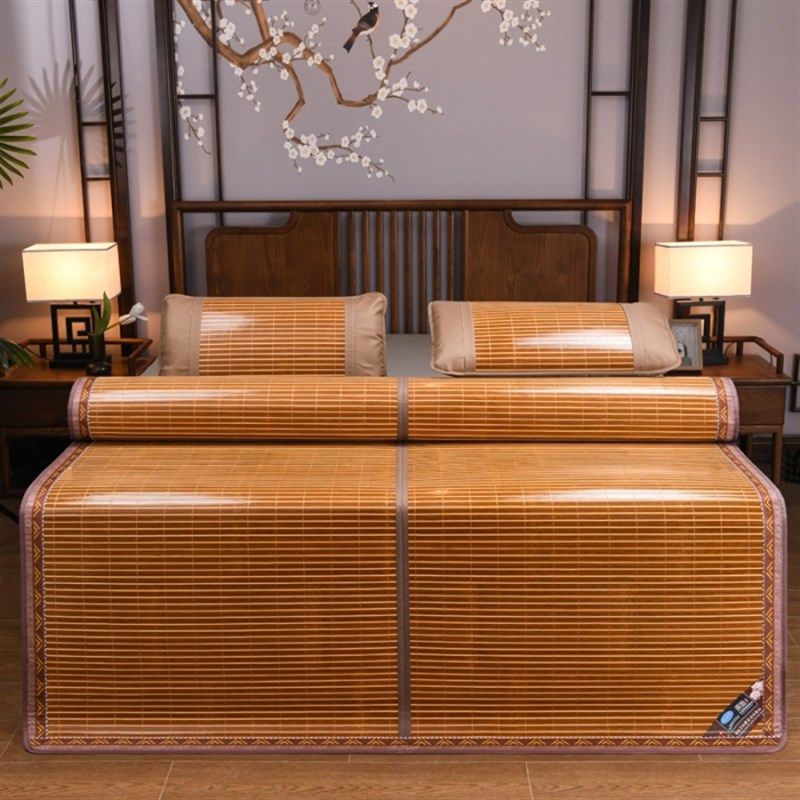 天然藤编席子双面亲肤老式席子学生竹席冰丝席藤编凉席包边凉席,床上用品,竹席,淘宝优惠券,粉丝福利购,淘宝优惠卷