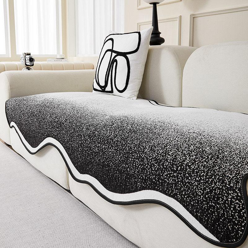 2023新款渐变雪尼尔不规则异形沙发垫四季通用防滑沙发坐垫盖布巾,居家布艺,沙发垫,淘宝优惠券,粉丝福利购,淘宝优惠卷