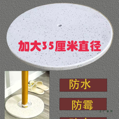 大理石（石英石）加大直径350衣帽架圆盘底座   灯座 平行座其他
