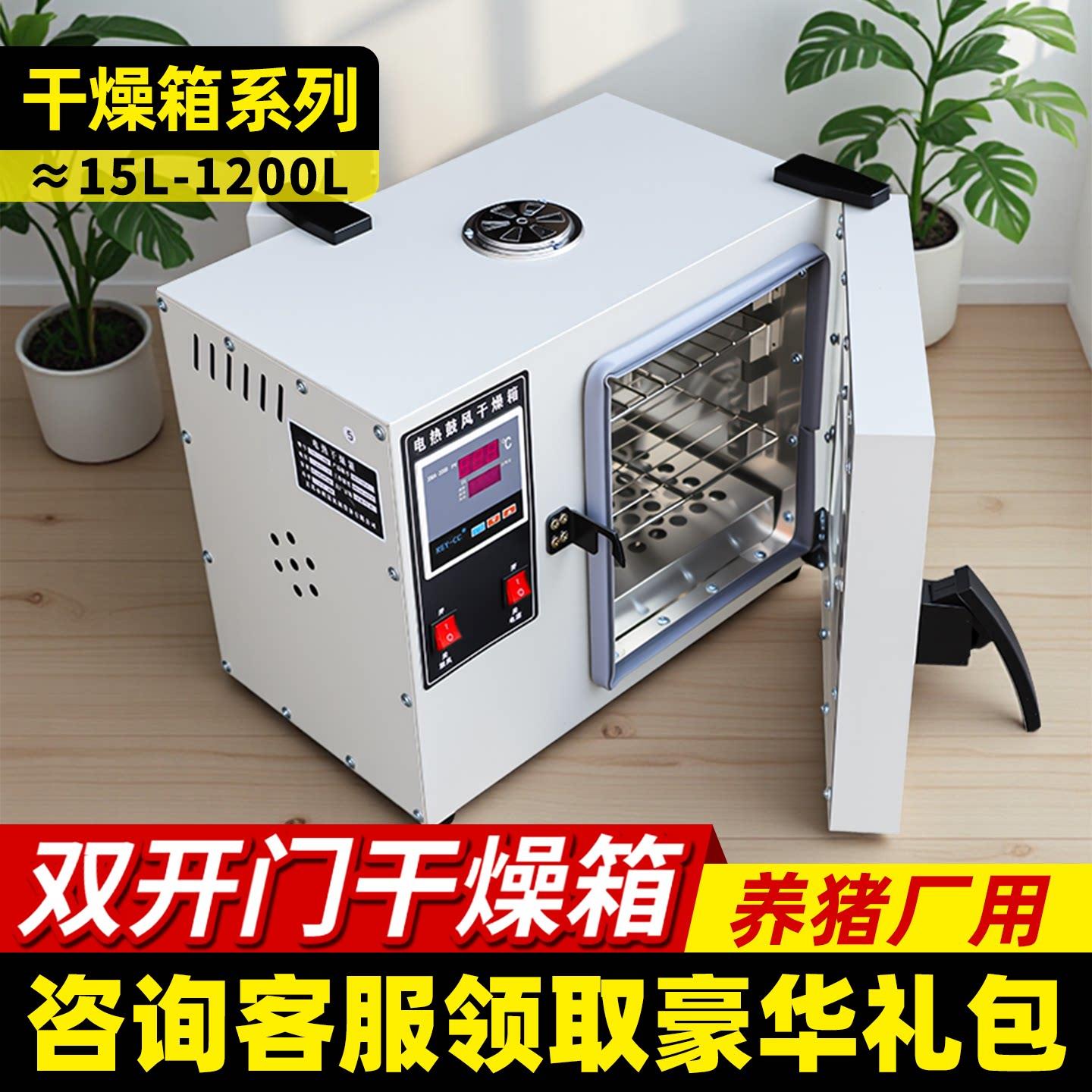 「咨询送好礼」鼓风干燥箱烘箱工业恒温烤箱前后双门高温烘干箱