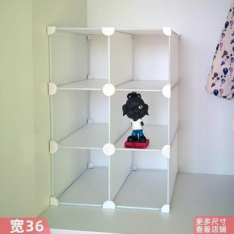 衣柜分层收纳层架塑料衣橱隔板免钉分类架子床头柜整理隔层组合热
